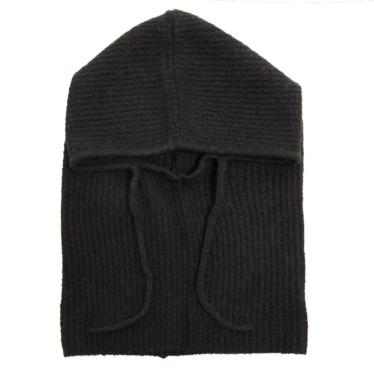 Ribbed balaclava "Kelly" Black